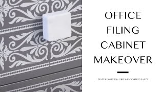 Office Filing cabinet makeover - Full Tutorial