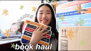 unboxing book haul ✌🏻