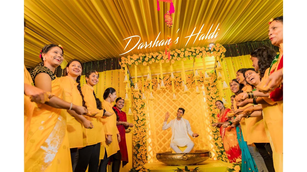 Darshan's Haldi | Cinematic Video | Best Entertainment 2022 | Bhawachi ...