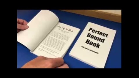 Perfect Binding by Capitol Copy Service