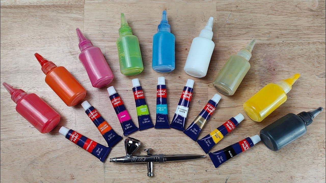 How To Thin Acrylic Paint For Airbrushing (24 Colors For Under 10