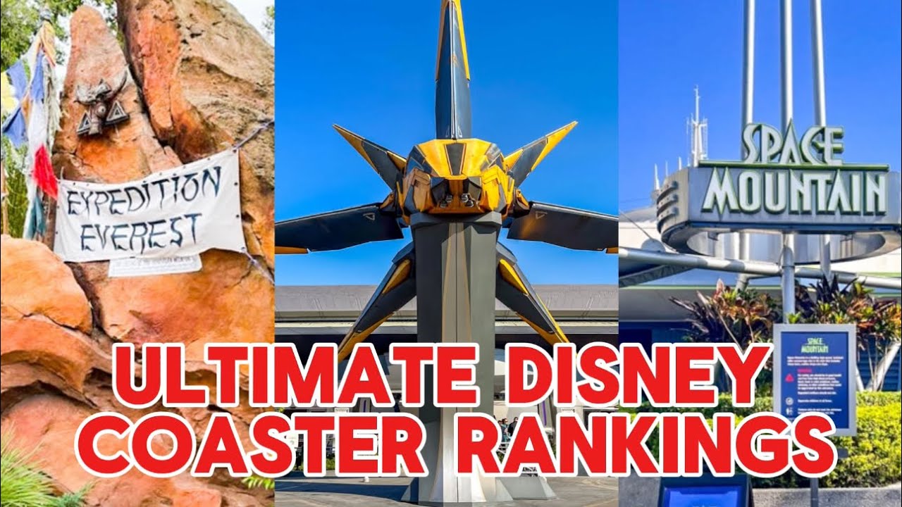 Рейтинг американских горок Disney World!