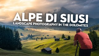 Getting the PERFECT PHOTO at Alpe di Siusi/Dolomites