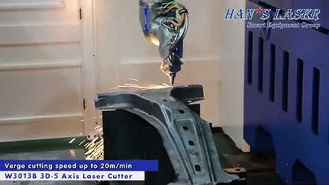 W3013B 3D - Dòng máy cắt Laser 5 trục đến từ Han