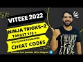 VITEEE 2022 |NINJA TRICKS 2|CHEAT CODE |110+MARKS EASILY #viteee#viteee2022#jee#jee2022