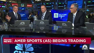 Amer Sports begins trading