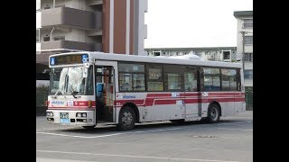 西鉄バス 百道浜9801 PDG-JP820NAN (68博多BT→福浜)