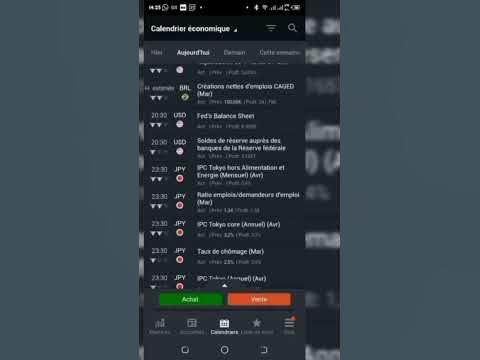 CALENDRIER ÉCONOMIQUE Sur investing.com #Shortstrading - YouTube