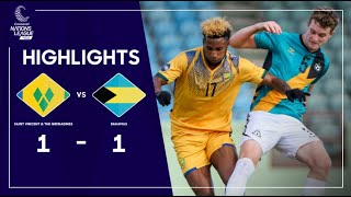 Concacaf Nations League 2023 St. Vincent \& the Grenadines v Bahamas | Highlights