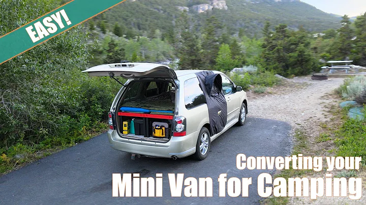 Ultimate Minivan Camping Conversion: Easy & Cheap ⛺🚙🌲 #vanlife #campingcar #diy