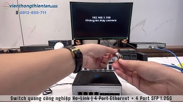 Switch quang công nghiệp 4Port Ethernet + 4Port SFP 1.25G Gigabit | G-IES4SFP4EG-20S | 0912.655711