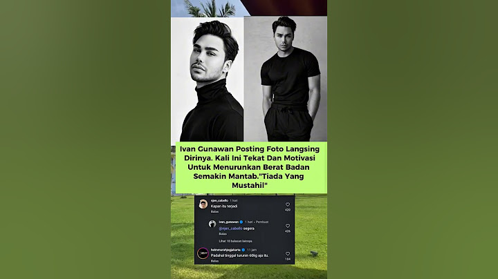 Ivan Gunawan Mantab Untuk Program Penurunan Berat Badan. Sebagai Motivasinya, Post Foto Body Goals