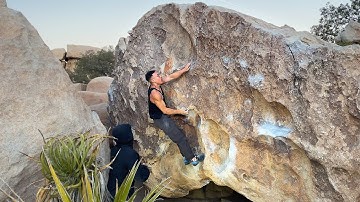 Chuckawalla Yabo Start - Joshua Tree Bouldering