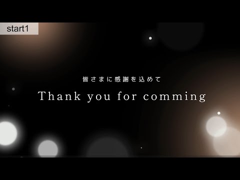 シンプルで可愛い結婚式のエンドロールをお作りします サンプルムービー３種類から選んで購入が可能です♡