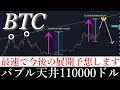 11/14「最速配信」ビットコインバブル天井を予言します。