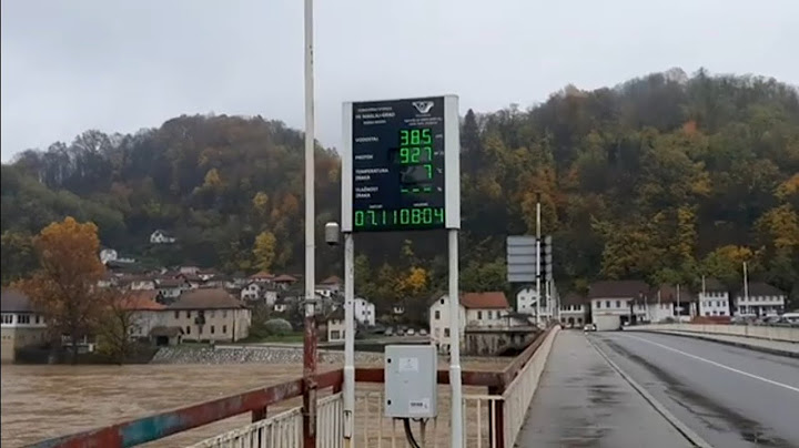 Maglaj poplava 07.11.2021. rijeka Bosna