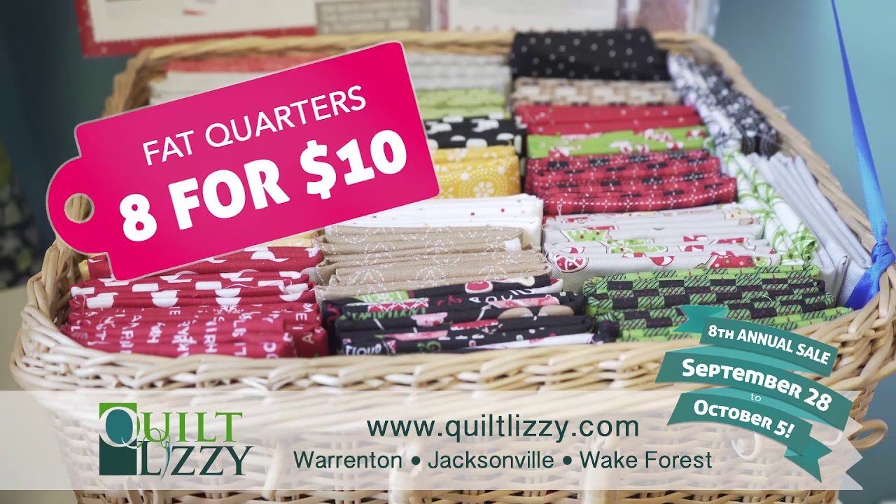 Quilt Lizzy 2019 Annual Sale YouTube