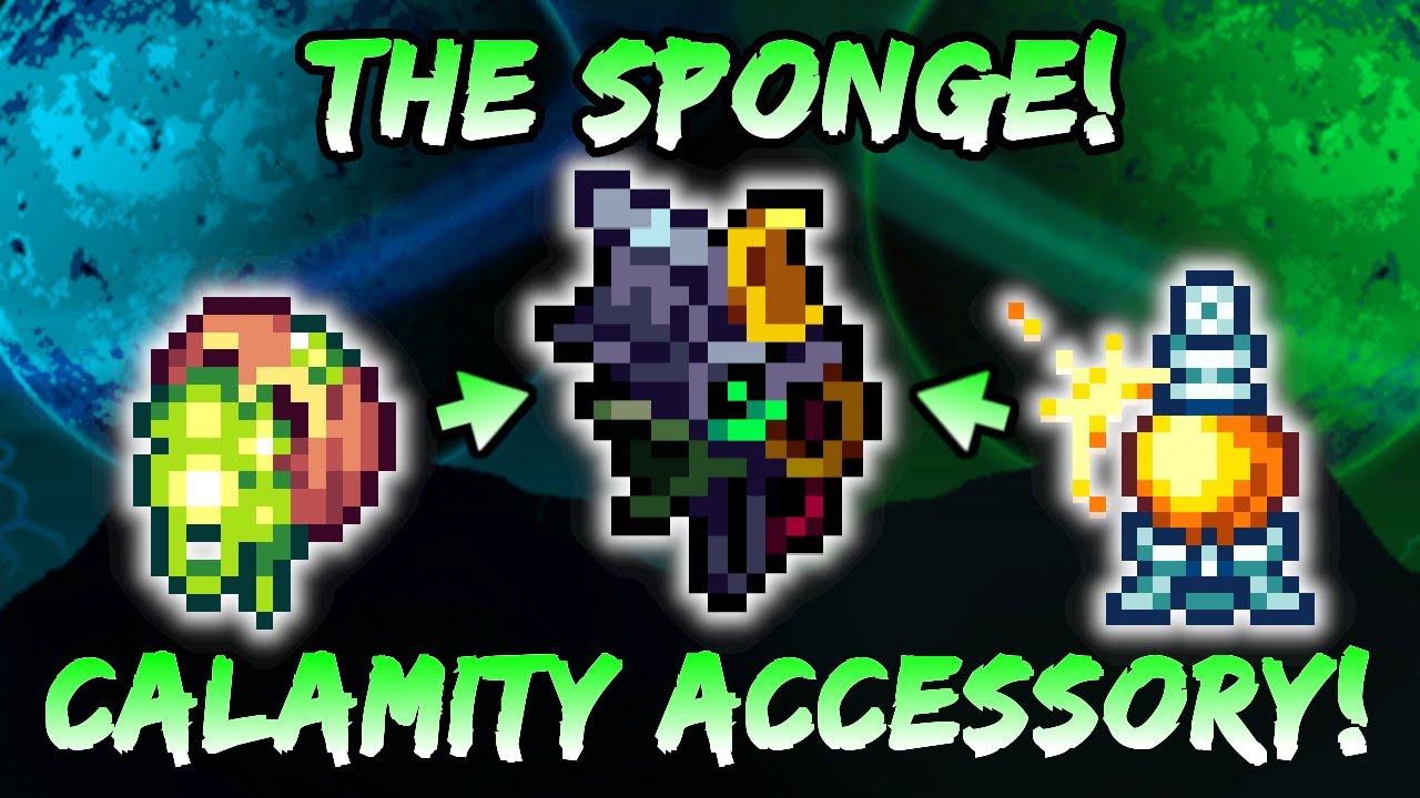 The Sponge Terraria Calamity Accessory! Endgame Upgrade to Ambrosial  Ampoule & The Absorber! - YouTube