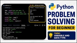 Python Variables & Data Types Practice | Python Basic to Advanced #p