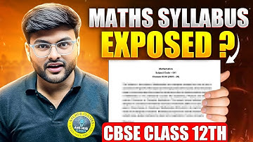 Class 12 Maths Syllabus Exposed For Board Exam 2026