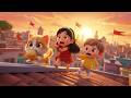 Mimi Cat Ne Samosa Chura Liya | Mishri & Honey Funny Chase Adventure #cartoon #cartoonstory