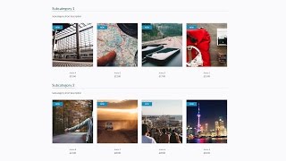 How to create page with Product Subcategories in RevoComposer