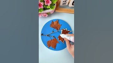 Use the salt at home to make beautiful and fun creative paintings of the Frost Descent solar term.