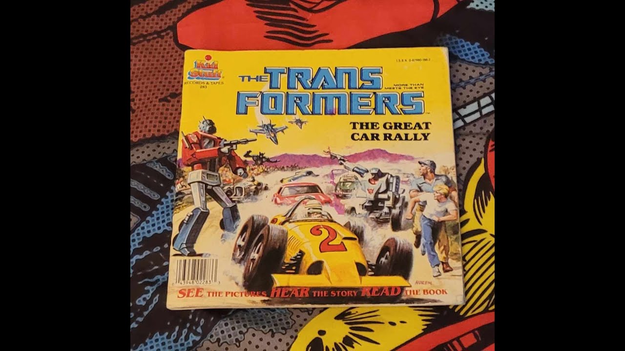 Transformers Rally Car episode 380 the transformers the great car rally 1986 book on tape ...
