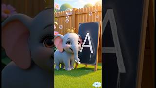 ABC Song for Kids (A-D) | Fun Alphabet Nursery Rhyme | ABCD Learning Song #abcd #kidssongs #shorts