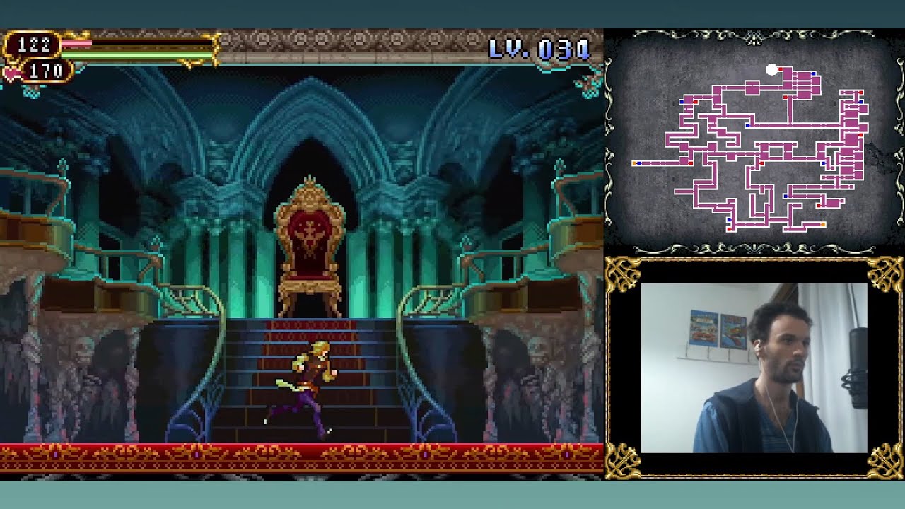 Castlevania: Order of Ecclesia - Albus Mode Hard Full Playthrough (Part 3)