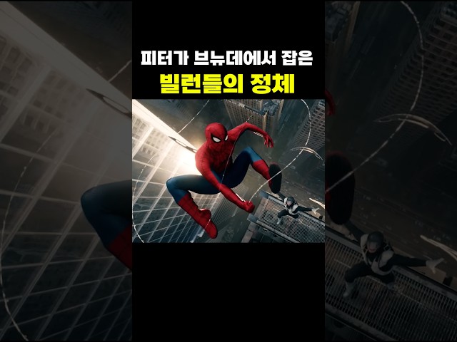 [브뉴데]에서 피터가 잡은 빌런들의 정체