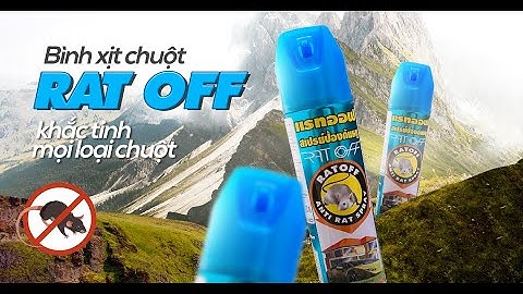 Bình Xịt Đuổi Chuột Thế Hệ Mới RAT OFF