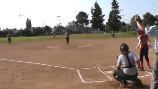 USA Athletics 98 vs. Sota Spring team. Jezabelle Quintana pitching