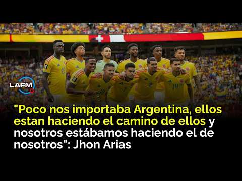 Jhon Arias breaks his silence after Colombia's elimination: "Argentina did their homework, we did...