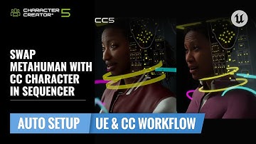 Swap MetaHuman with CC Character in Sequencer | CC & UE Workflow Tutorial