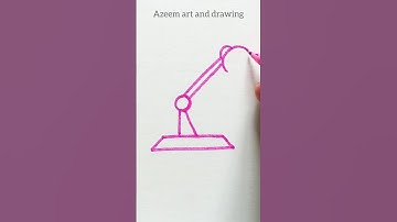 #table #lamp #drawing #easy #step #by #steps #draw