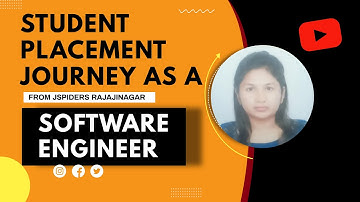 STUDENT GOT PLACED AS A SOFTWARE ENGINEER FROM JSPIDERS RAJAJINAGAR