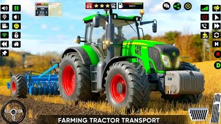 Indian Cargo Tractor Farming 3D - Real Tractor Farming Driving - Tractor Game Android GamePlay screenshot 1