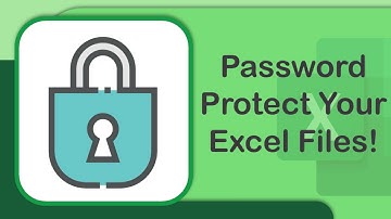 Password Protect your Microsoft Excel Files - Excel Tips and Tricks