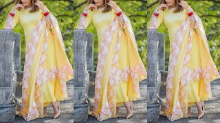 Trending #2021 Punjabi Plazo Suit Design | Long Kurti With Plazo | Long Kurti Design # style #trendy