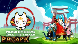 Masketeers : Idle Has Fallen Gameplay Android / iOS screenshot 5