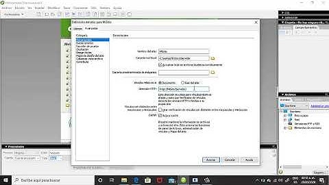 Configuracion de servidor en Dreamweaver y XAMPP Server