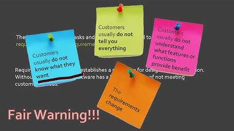 5.1 Introduction to Requirements Engineering