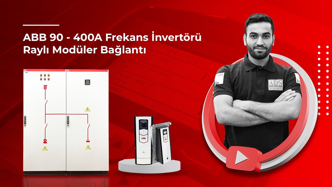 ABB ACS880-01 Kasa Sürücü İçin Raylı Montaj - Demontaj Bağlantı Uygulaması
