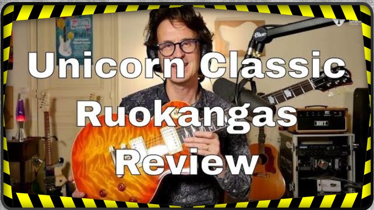 Unicorn Classic Ruokangas, a super high-end Les Paul type luthier guitar