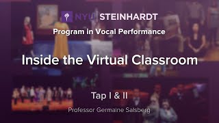 Inside the Virtual Vocal Performance Classroom: Tap Dancing | NYU Steinhardt