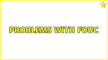 Problems with FOUC