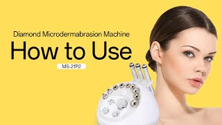 Diamond Microdermabrasion Machine for Skin Resurfacing: Facial Treatment Protocols | MS-21P2