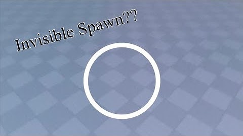 Roblox | How To Make An Invisible Spawn Location In Roblox Studio!