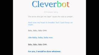 Cleverbot Singing Baby by Justin Bieber